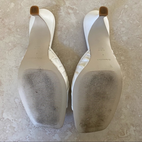 Reformation Simone Gathered Kitten Heel Sandal - Picture 7 of 10